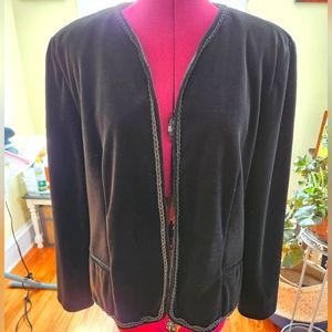 Vintage velvet jacket